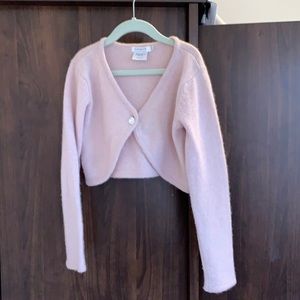 Fleurisse size 10 pink cashmere sweater. (Dress posted separately)